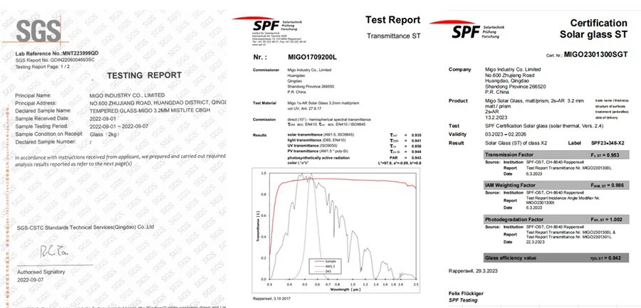glass certificate glass certificate